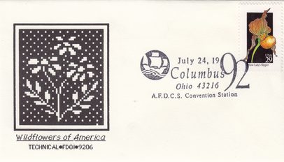 Yellow Lady's Slipper - Wildflowers of America Convention Cover