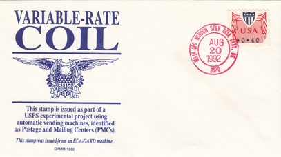 Unofficial Variable Rate First Day Cover