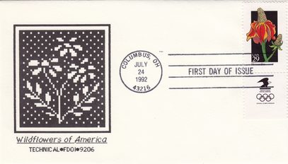 1992 Wildflowers of America - Mexican Hat (Scott 2677)