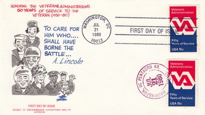 Veterans Administration with official and unofficial cancels