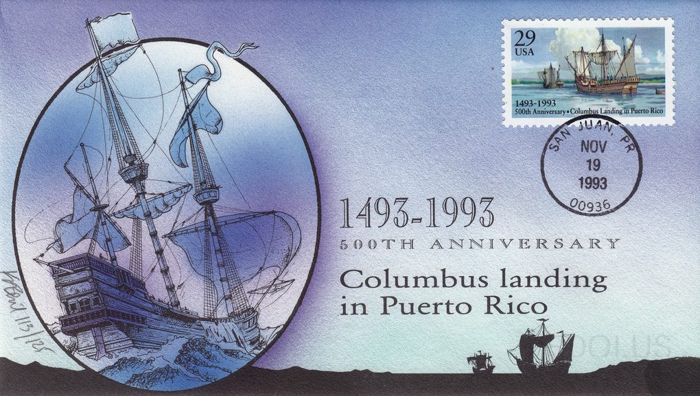 Columbus Landing in Puerto Rico