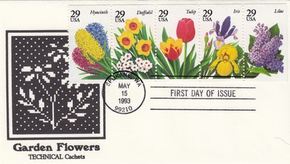 Garden Flowers Booklet Pane