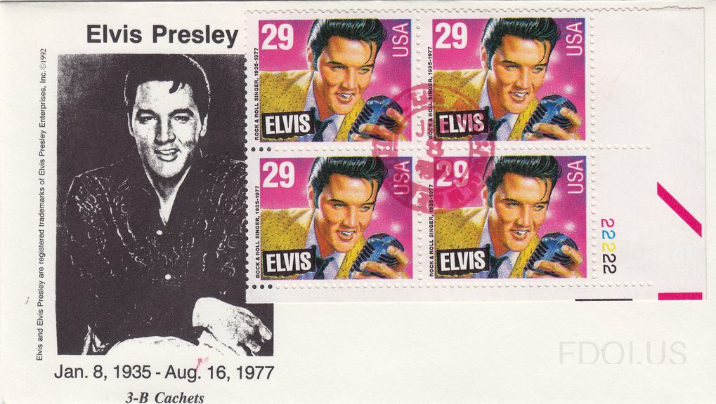 Elvis Presley Plate Block Unofficial