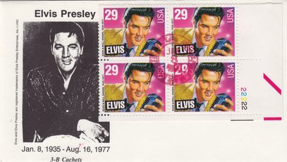 Elvis Presley Plate Block Unofficial