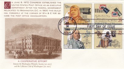 National Postal Museum block