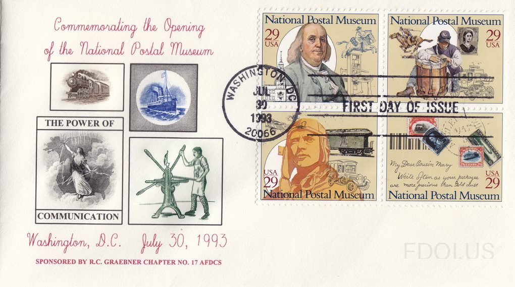 National Postal Museum block