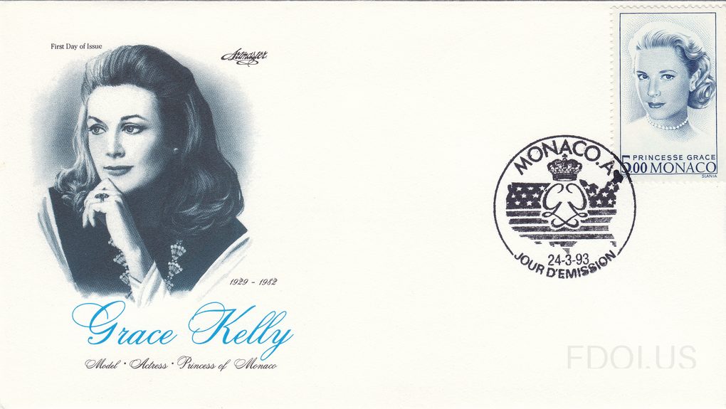 Princesse Grace Kelly FDC from Monaco