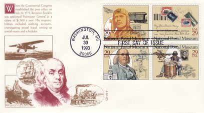 National Postal Museum block