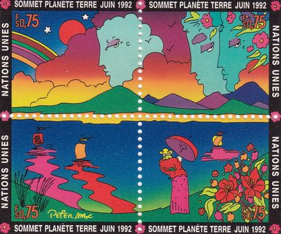 Peter Max 1992 Earth Summit Geneva