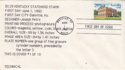 Kentucky Statehood: My Old Kentucky Home State Park 1992
