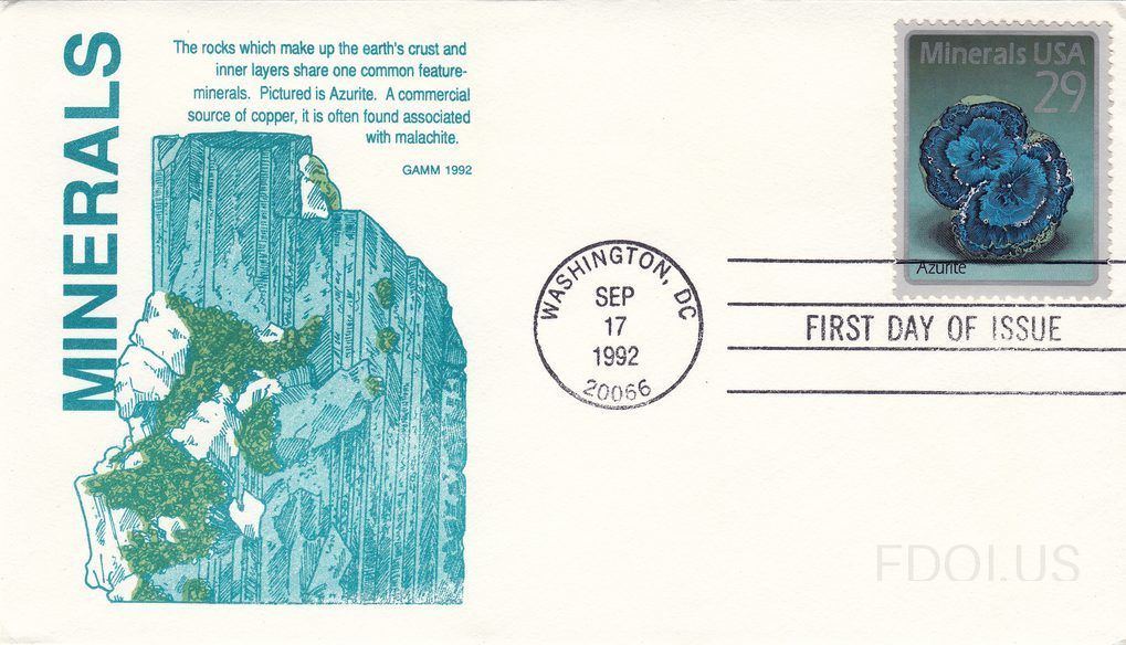 Minerals 1992 Azurite