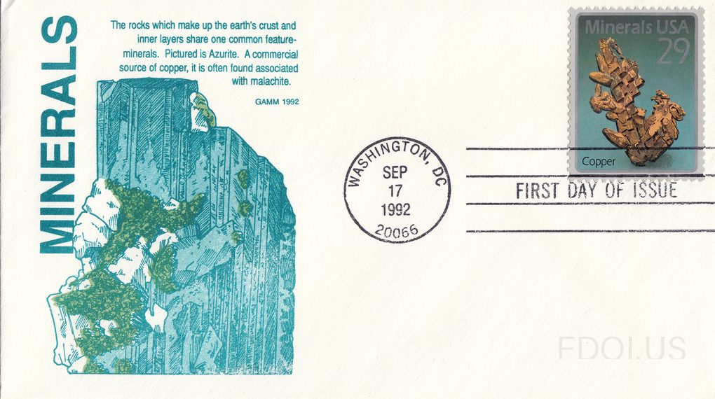 Minerals 1992 Copper