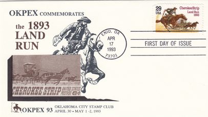 OKPEX 93 1893 Land Run