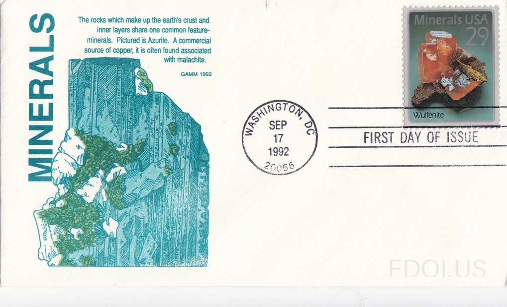 Minerals 1992 Wulfenite