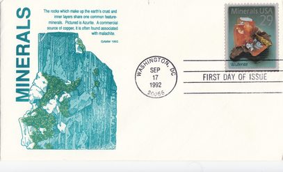 Minerals 1992 Wulfenite