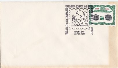 Word Columbian Stamp Expo Youth Day