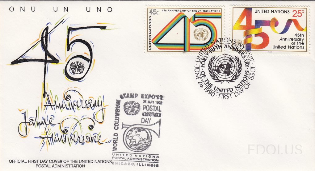 United Nations 45th Anniversary