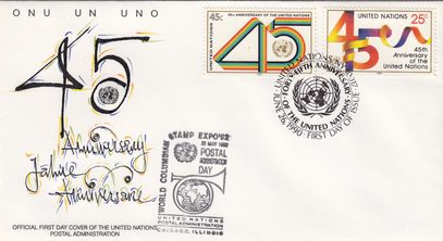 United Nations 45th Anniversary