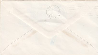 1992 First Day Cover Backstamp - July 6