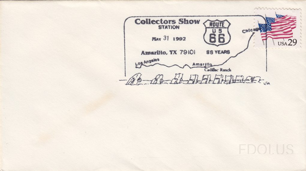 Collectors Show Station with Route 66 Map