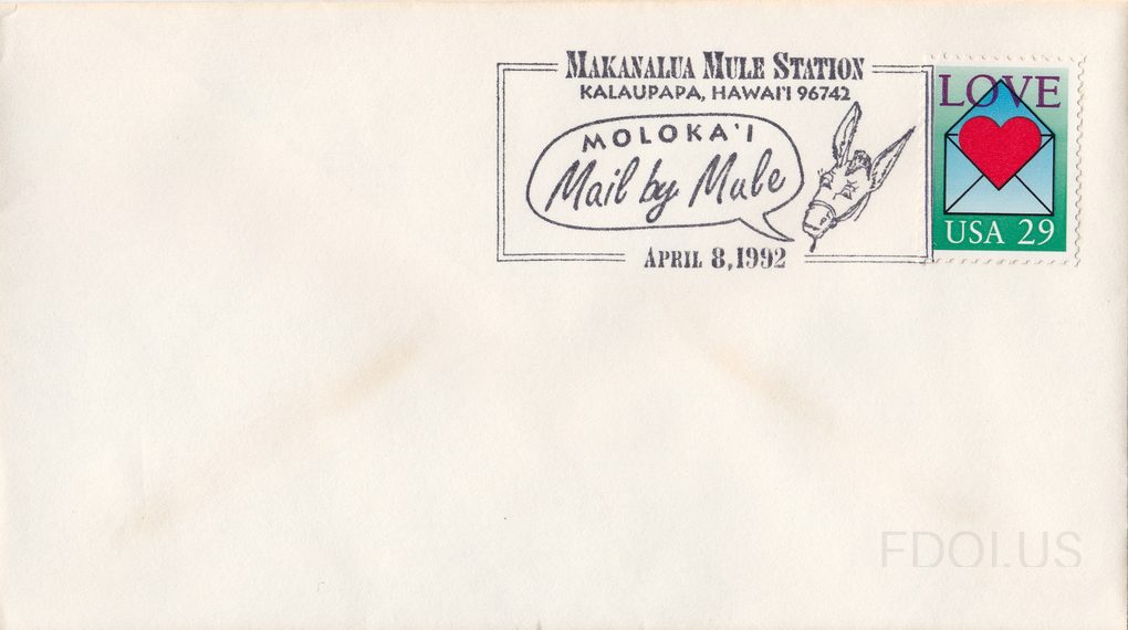 Mail by Mule: Makanalua Mule Station