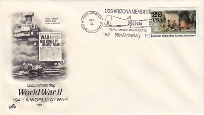 Pearl Harbor 50th Anniversary USS Arizona