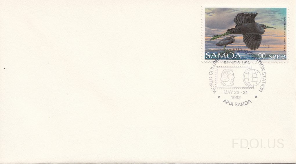 Samoa at World Columbian Stamp Expo