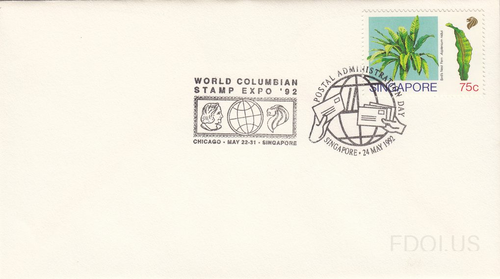 Singapore World Columbian Stamp Expo