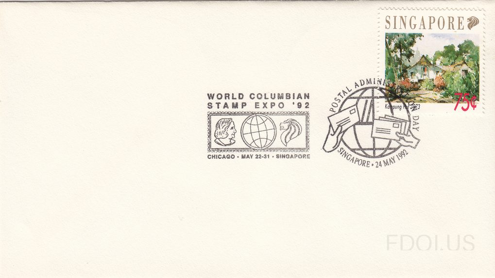 Singapore at WCSE, Postal Administration Day