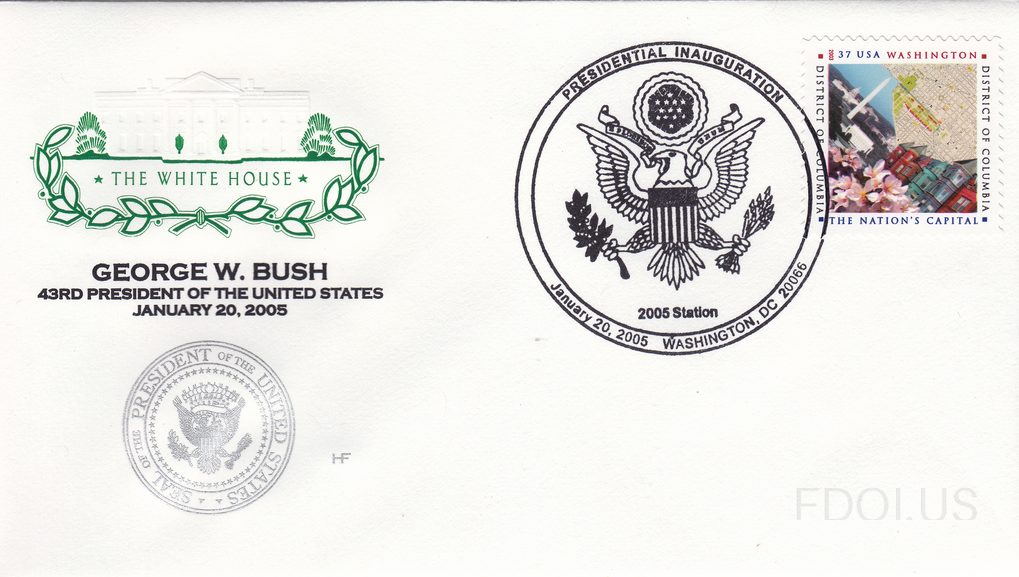 Bush 2005 Washington Inaugural Cover