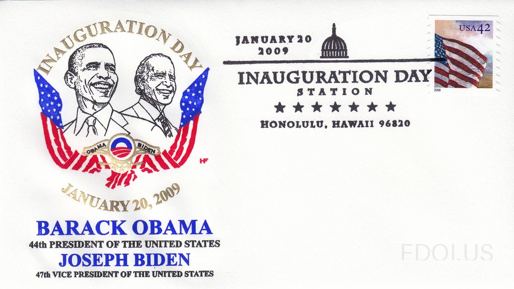 Obama 2009 Honolulu Inaugural Cover