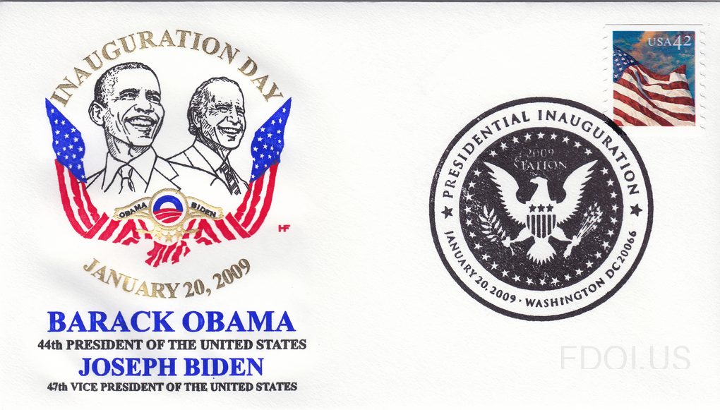 Obama 2009 Washington Inaugural Cover