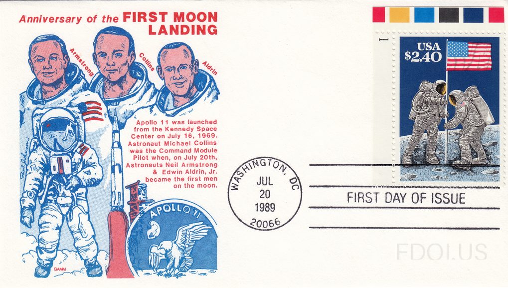 First Moon Landing Priority Mail