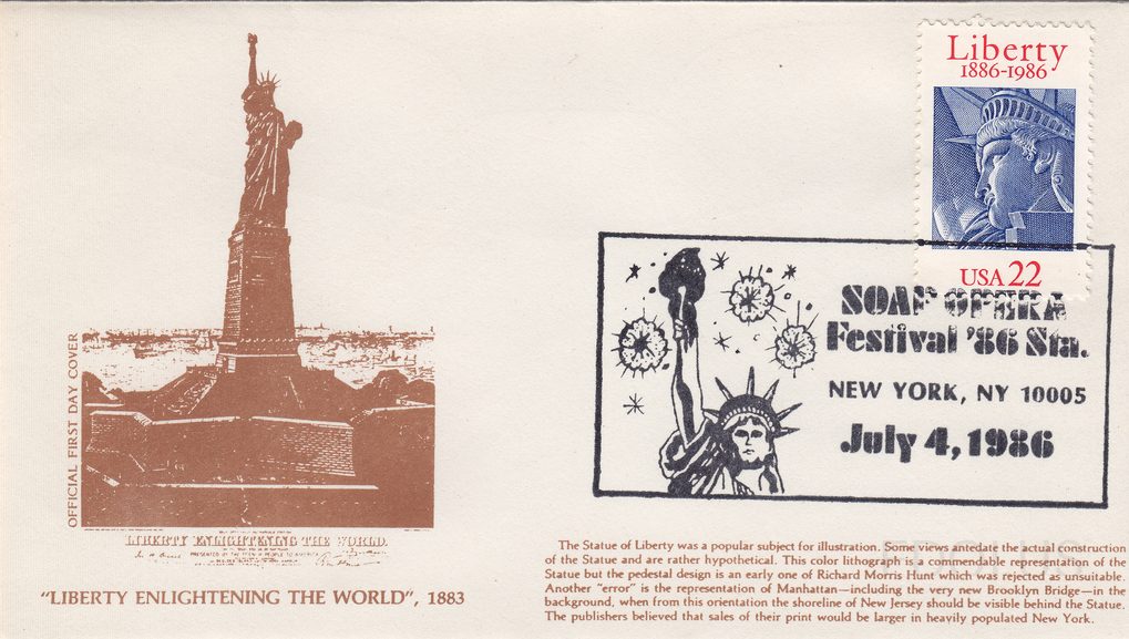 Statue of Liberty Soap Opera Festival Set of Four