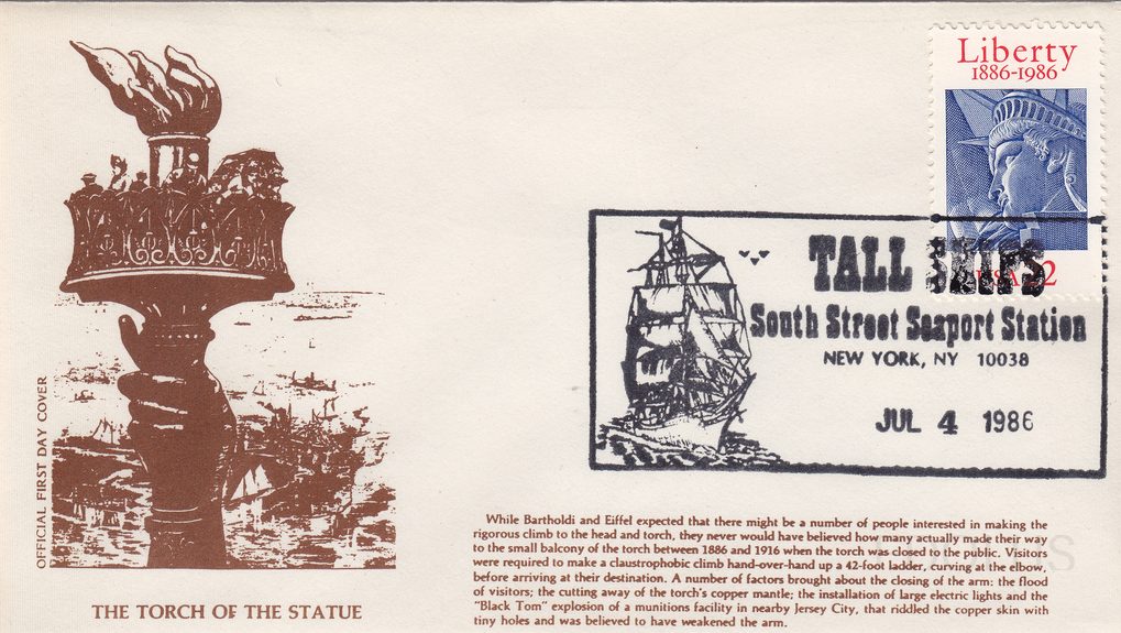 Statue of Liberty South Street Seaport Station Set of Four