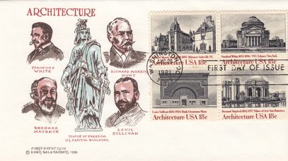 18c American Architecture block