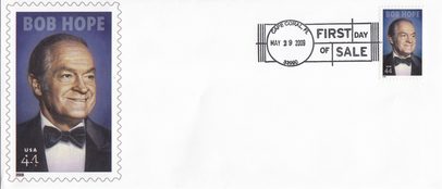 Bob Hope cachet by Cape Coral Post Office