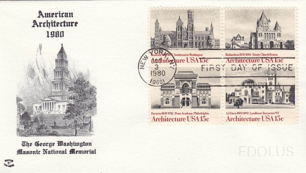 15c American Architecture block