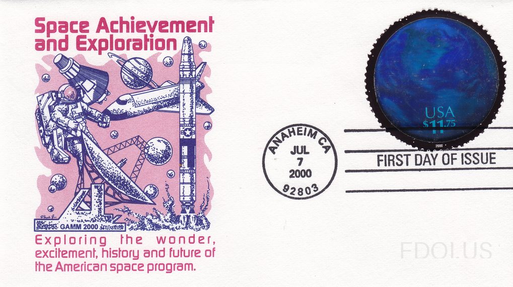 Space Exploration $11.75 Hologram Express Mail