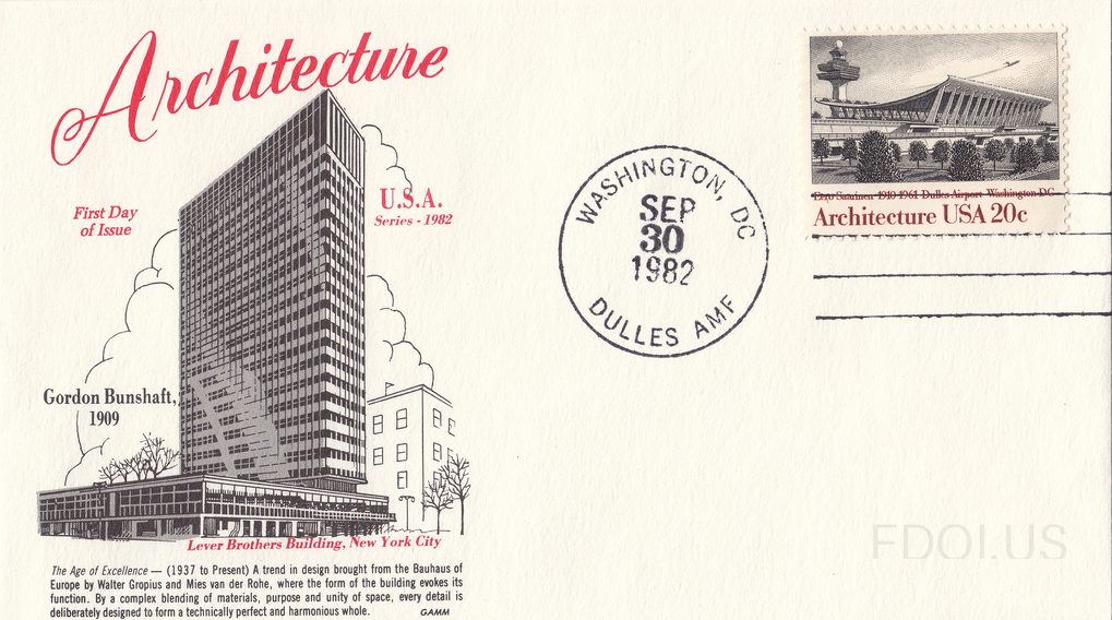 Dulles Airport American Architecture 1982