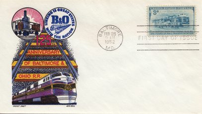 125th Anniversary of Rail Transporation and the Baltimore and Ohio Railroad