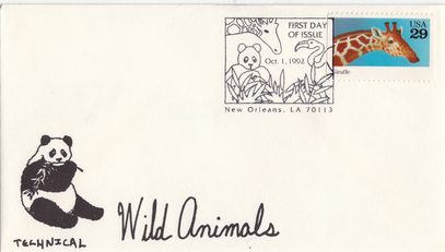 1992 Wild Animals - Giraffe 29¢ Stamp