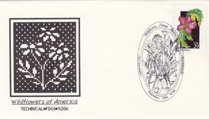 Herb Robert Wildflowers Series - Columbus Stamp Show 1992