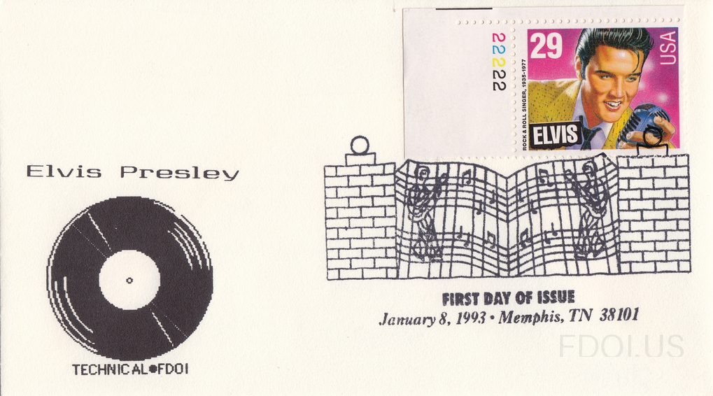 Elvis Presley, plate corner