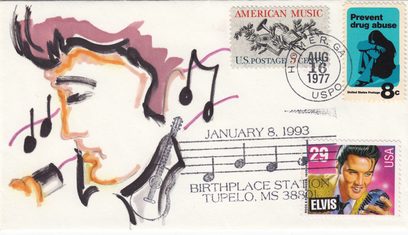 Elvis Presley death and birth