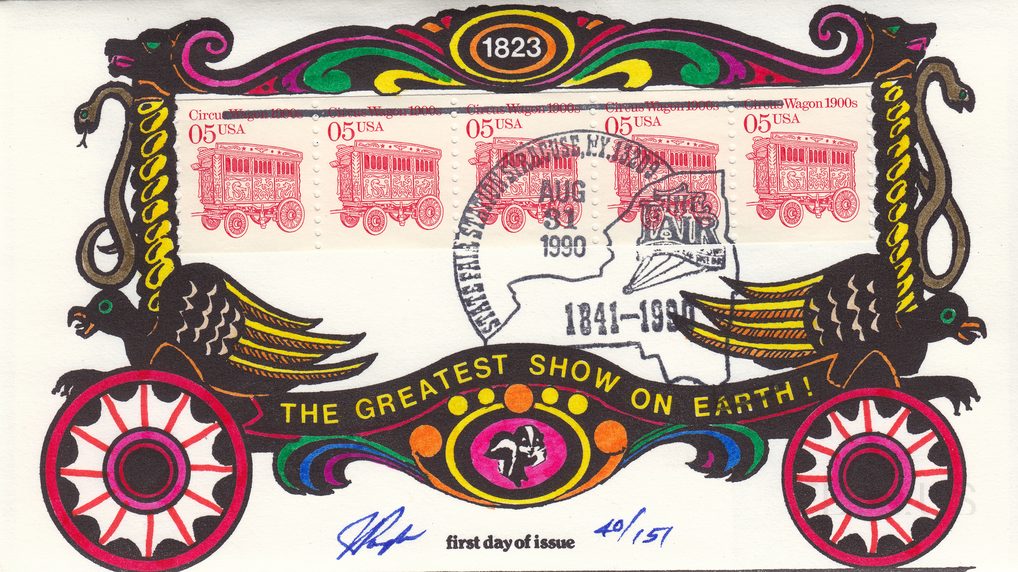 Circus Station strip of five