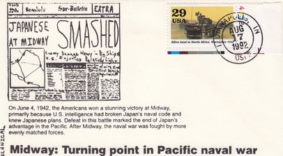 Battle of Midway WWII Newspaper Extra