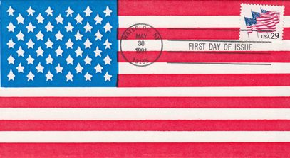 All-over Flag Cachet