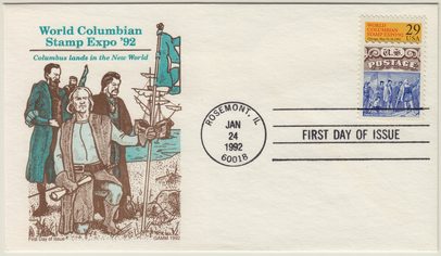 Word Columbian Stamp Expo