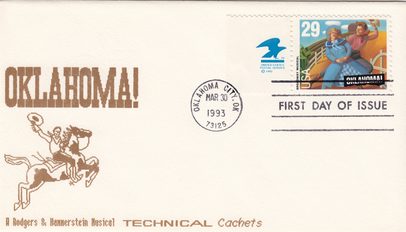 Oklahoma! Broadway Musical First Day Cover